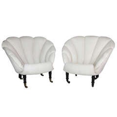 Antique Shell Shape Armchairs