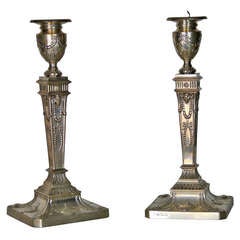 Vintage Silver Candlesticks