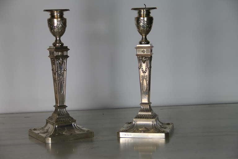Silver Candlesticks