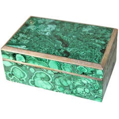Russian Malachite Box