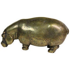 Bronze Hippopotamus