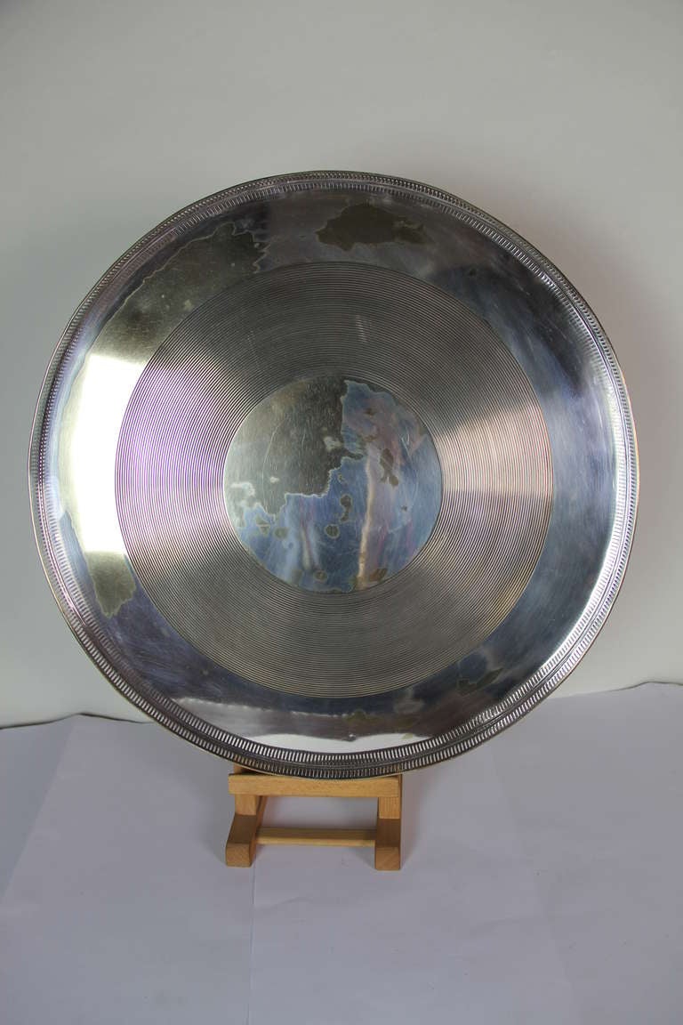 Silver plated tray