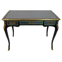 Louis XV leather and gilt bronze mounted desk