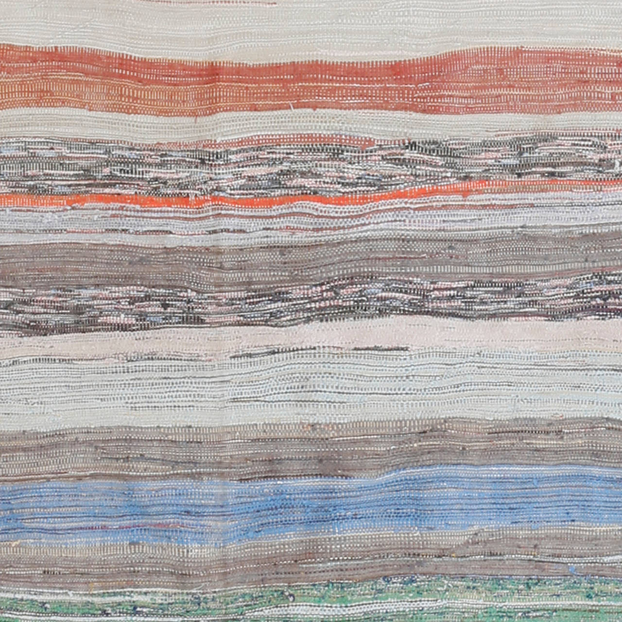 Marokkanischer Flachgewebe-Teppich aus Boucherouite-Berber (20. Jahrhundert) im Angebot