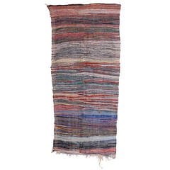 Dramatic Boucherouite Moroccan Berber Flat-Weave 1