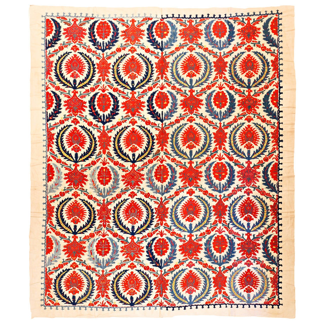 Ottoman Style Silk Embroidery For Sale at 1stdibs