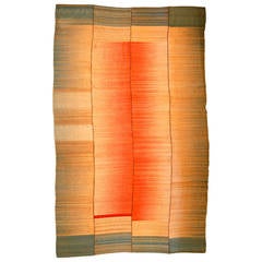 Mazandaran Kilim with Red Flame 9