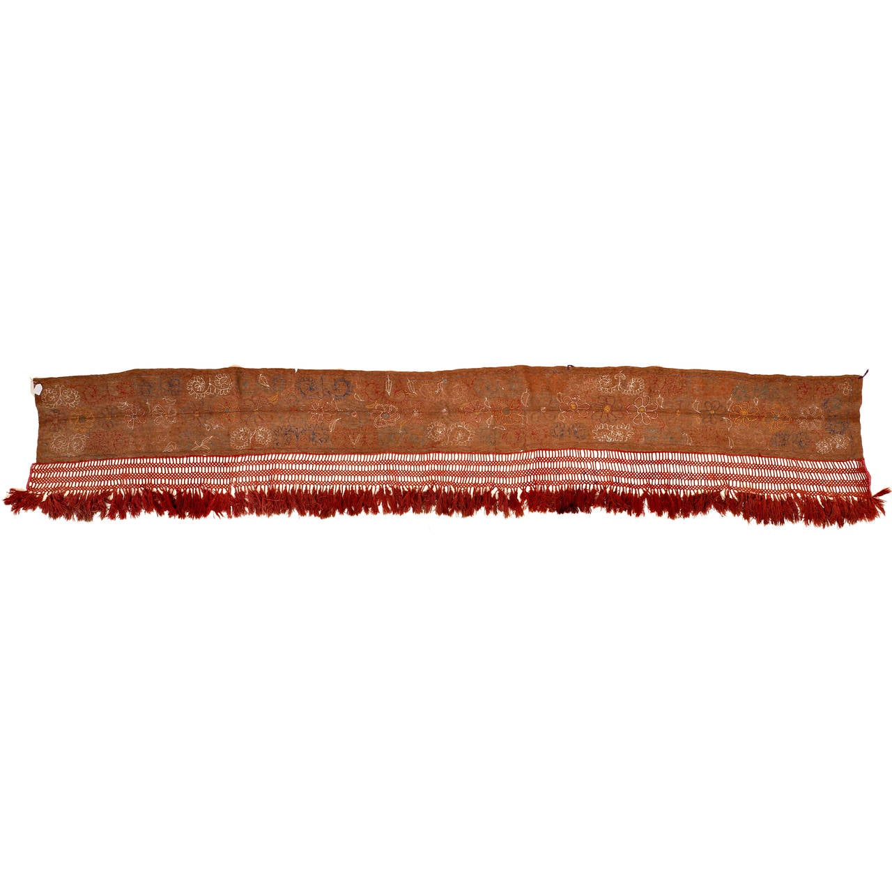 Tribal Kirghiz Embroidered Tent Band For Sale