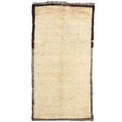 Vintage Minimalist Beni Ouarain Carpet