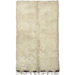 Rare and Unusual Beni Ouarain Carpet 5