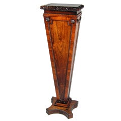Regency Period Rosewood Pedestal 