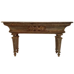 18th C. Baroque Italian Table Console