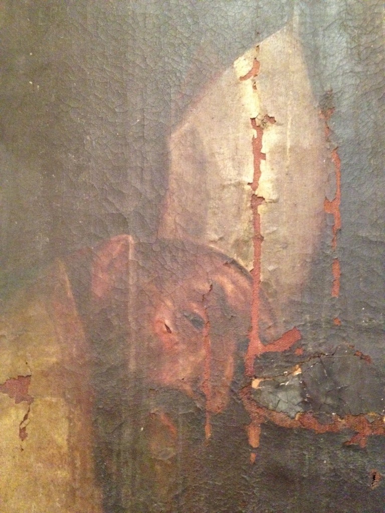 "The Bishop" 18th century oil painting on canvas.