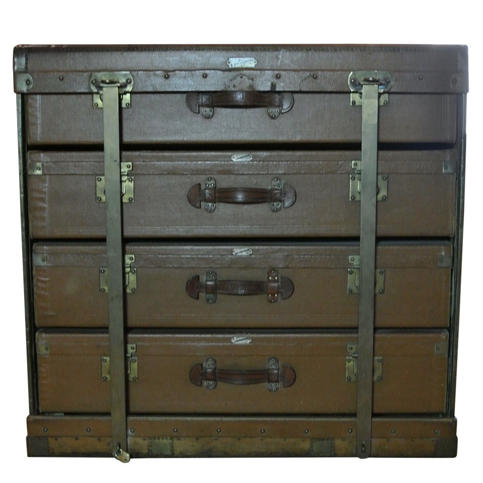 Safari Trunk by Malles Lavollaille SATURDAY SALE For Sale