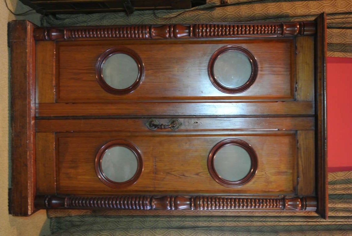 Edwardian Porthole Cabinet For Sale