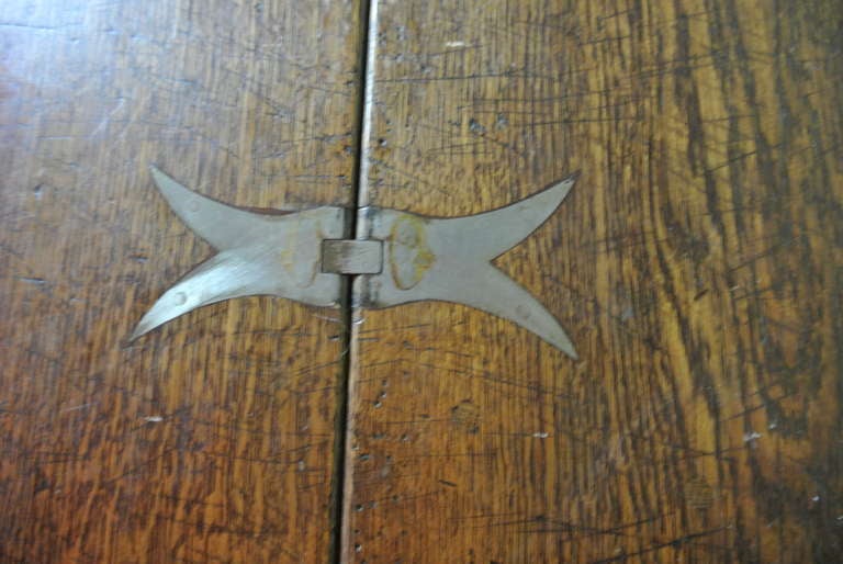 20th Century Georgian Style oak folding Refectory Table For Sale