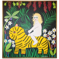 Annee Goodchild "Nude on Tiger" SATURDAY SALE