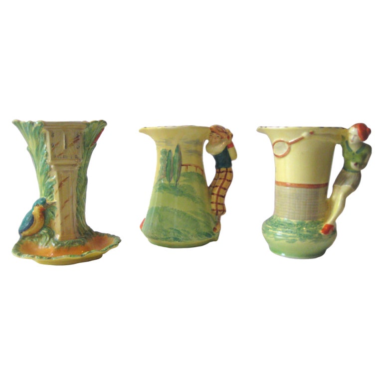 Burleigh Ware Jugs, Set of 3 SATURDAY SALE For Sale