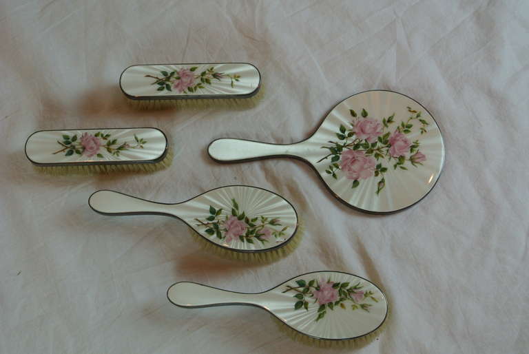 Vanity Set with Roses