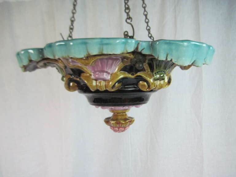 Majolica Hanging Light