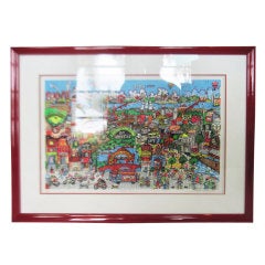 "Bean Town" by Charles Fazzino SATURDAY SALE