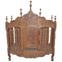 Antique French Walnut Panetiere SATURDAY SALE
