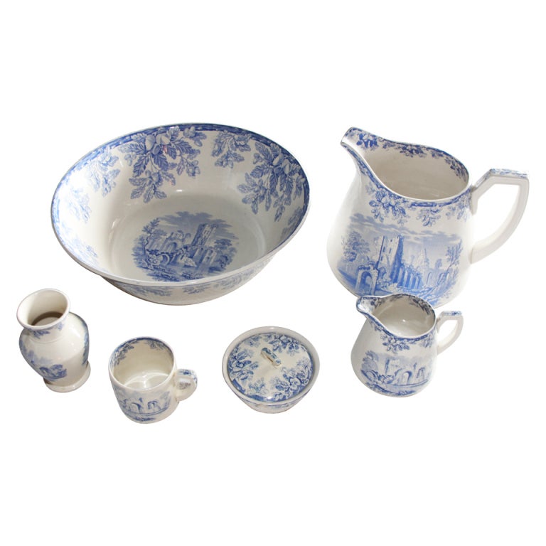 Copeland Wash Set, 6 Pieces For Sale