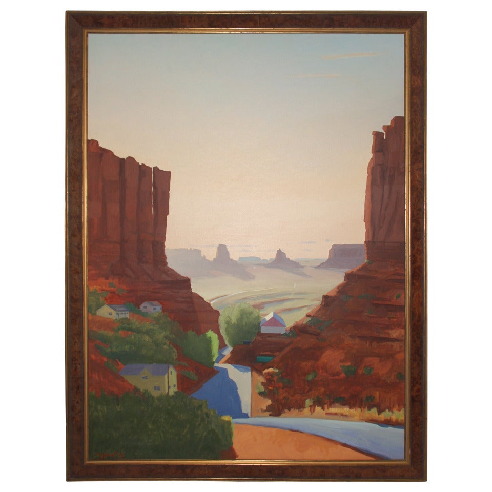 Monument Valley Painting by Max Mason SATURDAY SALE For Sale