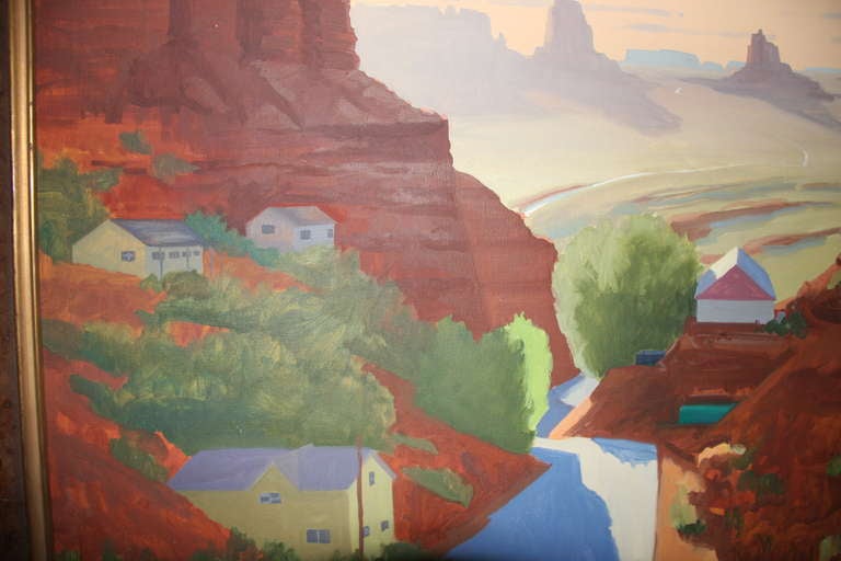 American Craftsman Monument Valley Painting by Max Mason SATURDAY SALE For Sale