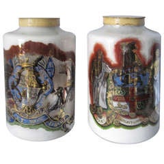 Pair of Antique Apothecary Jars