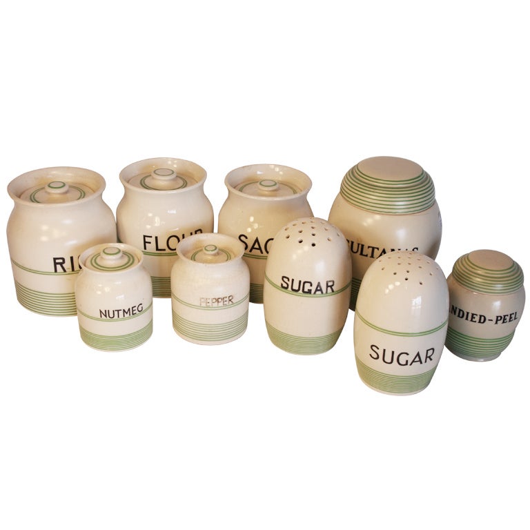 Kleen Kitchen Ware Cottage Ware Canister Set SATURDAY SALE For Sale