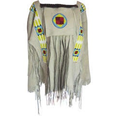 Plains Indian Deerskin and Beadwork Shirt