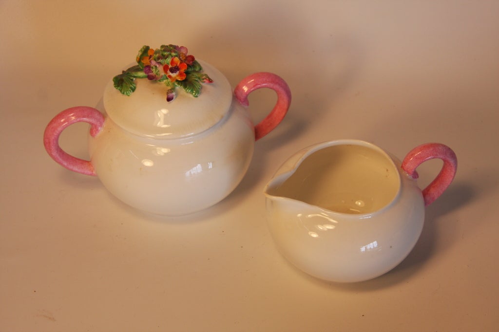 Crown Staffordshire English China Breakfast Service for Two For Sale 5