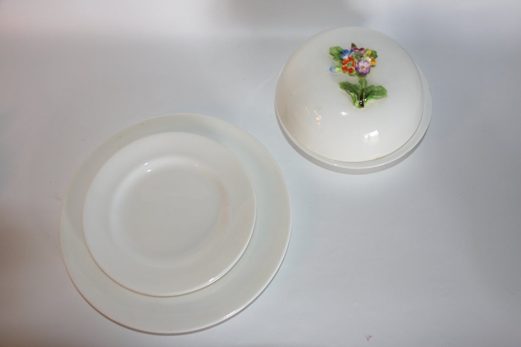 Crown Staffordshire English China Breakfast Service for Two For Sale 3