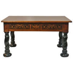 Antique Marquetry Coffee or Low Table