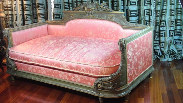 19th Century Beaux Arts Settee For Sale