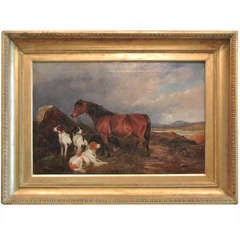 "Horse and Dogs in a Landscape" Colin