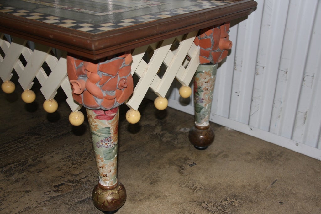 mackenzie childs coffee table