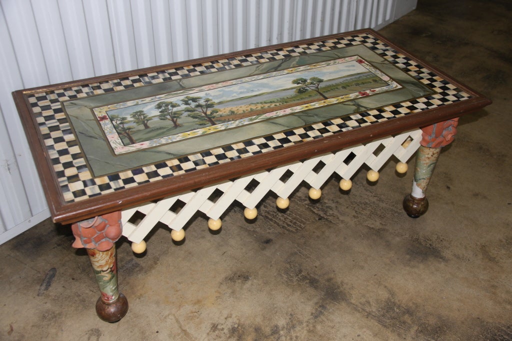 American MacKenzie Childs Wooden 