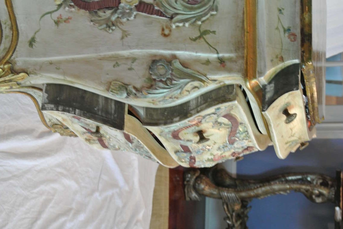 1920's Painted Italian Chest of Drawers SATURDAY SALE For Sale 2