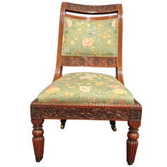 William IV Carved Rosewood Side Chair SATURDAY SALE
