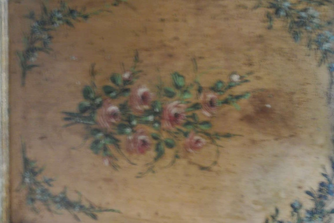 Antique Painted Green Linen Press SATURDAY SALE In Good Condition For Sale In West Palm beach, FL