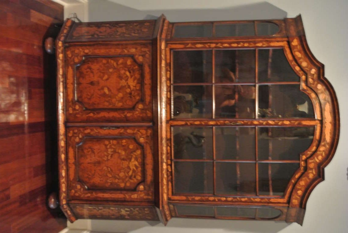 Dutch Two Part Glazed Door Cupboard SATURDAY SALE