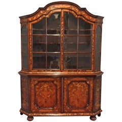 Dutch Two Part Glazed Door Cupboard SATURDAY SALE