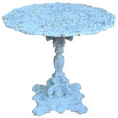 Victorian Wrought Iron Zodiac Table