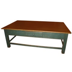 A Work Table Coffee Table From Quebec A Work Table Coffee Table From Quebec
