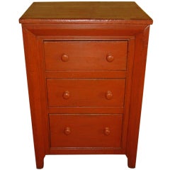 Petite Three Drawer Dresser From Quebec
