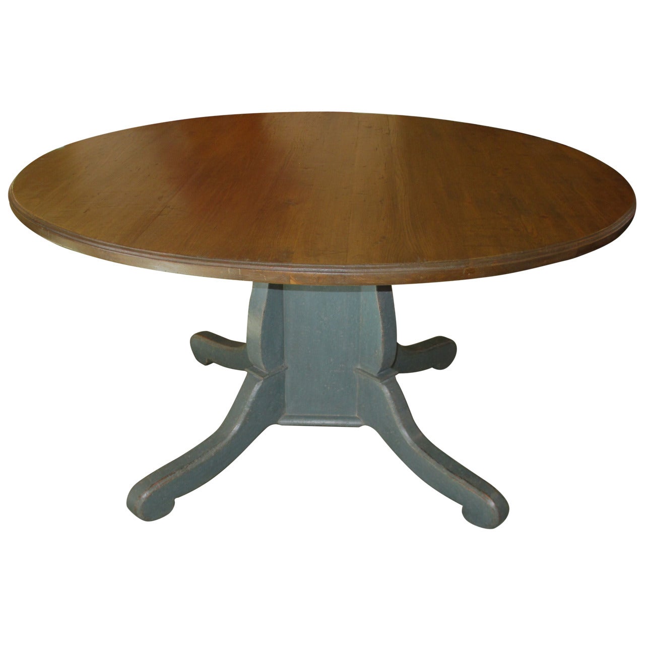 Round Pedestal Dining Table From Quebec