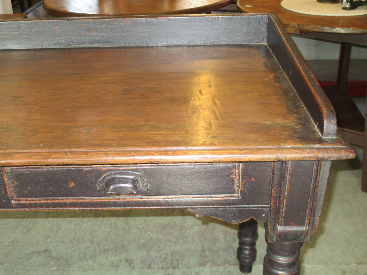 19th Century Handsome Three-Drawer Desk