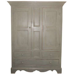 Beautiful  Armoire  with Decorative Molding